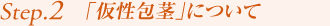 Step2.「仮性包茎」について